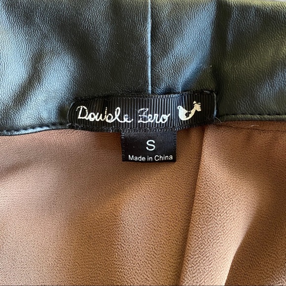 Black Faux Leather Vest - Picture 7 of 10